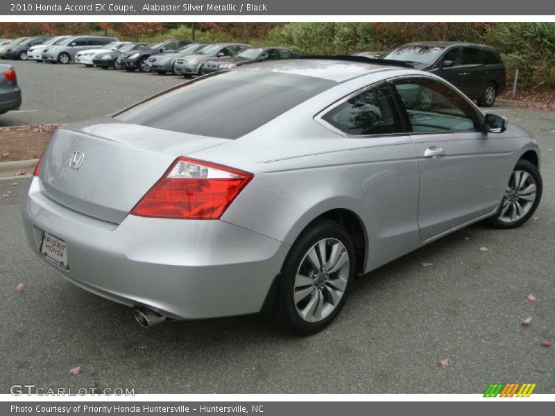 Alabaster Silver Metallic / Black 2010 Honda Accord EX Coupe