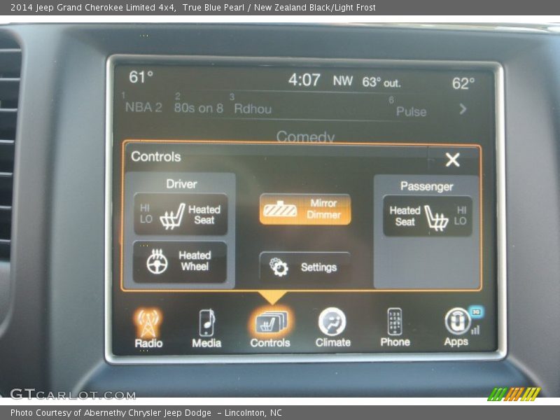 True Blue Pearl / New Zealand Black/Light Frost 2014 Jeep Grand Cherokee Limited 4x4