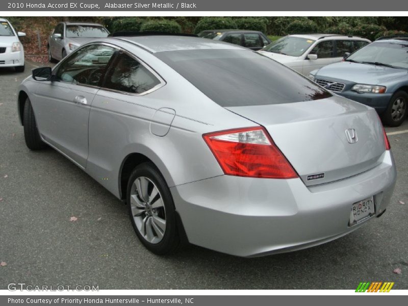 Alabaster Silver Metallic / Black 2010 Honda Accord EX Coupe