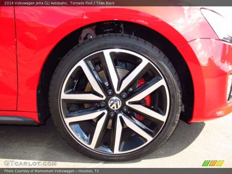 Tornado Red / Titan Black 2014 Volkswagen Jetta GLI Autobahn