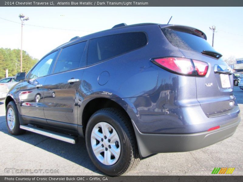 Atlantis Blue Metallic / Dark Titanium/Light Titanium 2014 Chevrolet Traverse LS