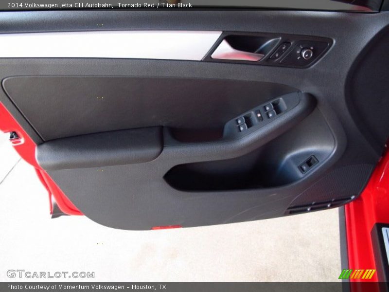 Tornado Red / Titan Black 2014 Volkswagen Jetta GLI Autobahn