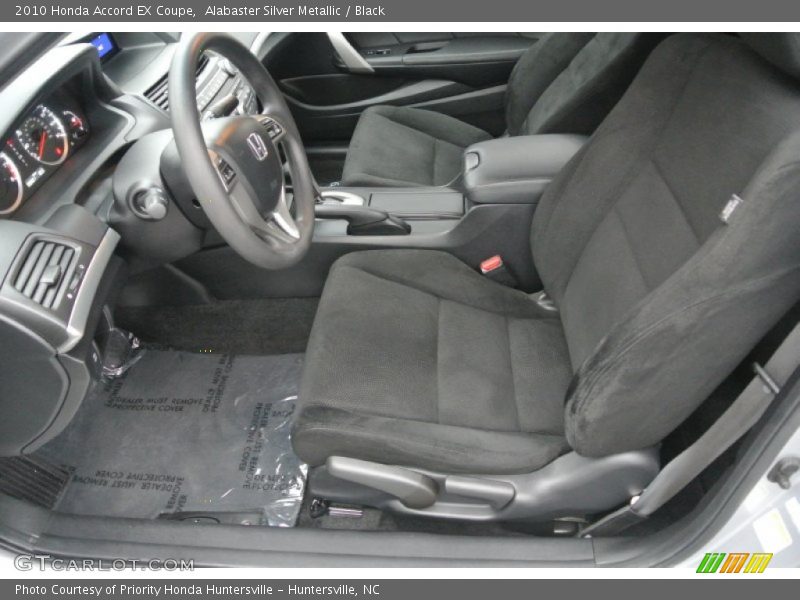 Alabaster Silver Metallic / Black 2010 Honda Accord EX Coupe
