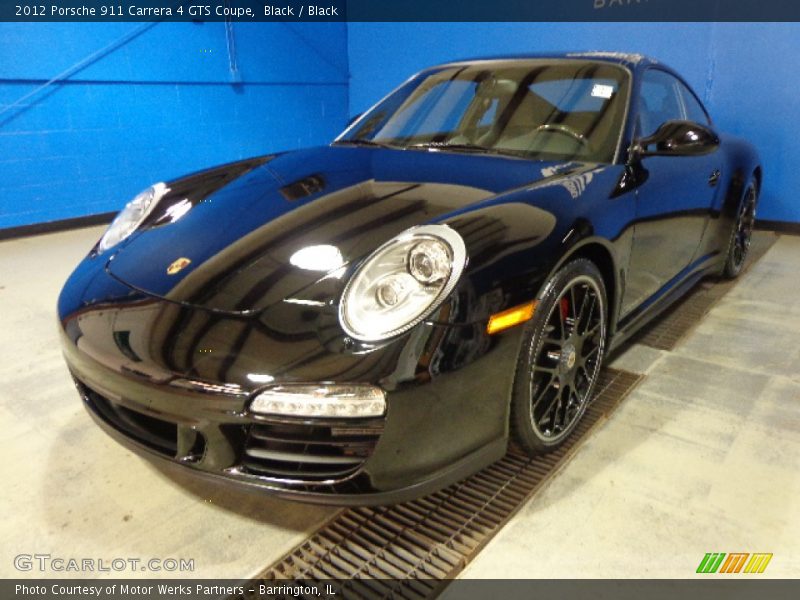 Black / Black 2012 Porsche 911 Carrera 4 GTS Coupe