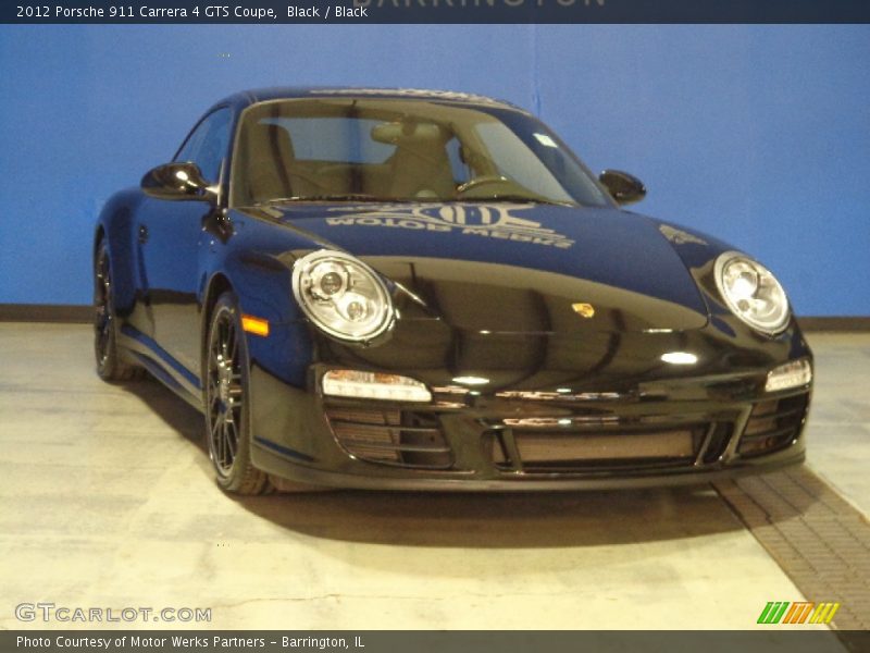 Black / Black 2012 Porsche 911 Carrera 4 GTS Coupe