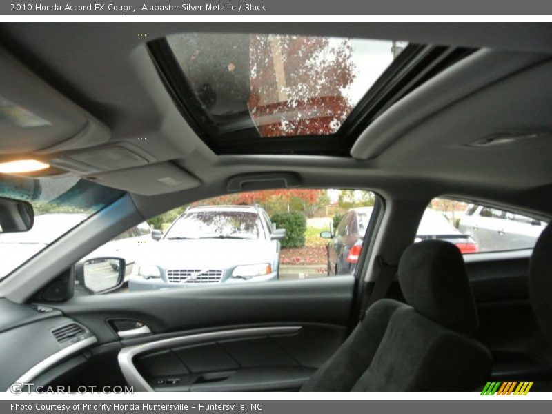 Alabaster Silver Metallic / Black 2010 Honda Accord EX Coupe