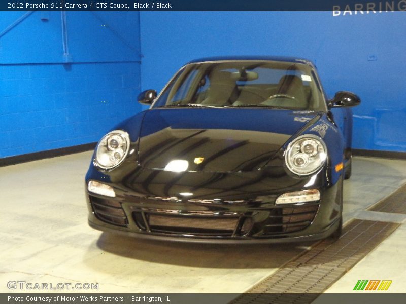 Black / Black 2012 Porsche 911 Carrera 4 GTS Coupe