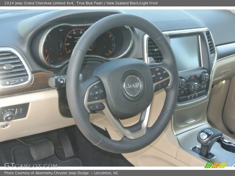 True Blue Pearl / New Zealand Black/Light Frost 2014 Jeep Grand Cherokee Limited 4x4