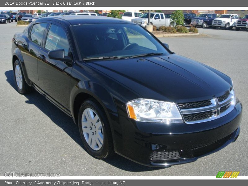 Black Clear Coat / Black 2014 Dodge Avenger SE