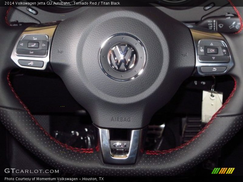 Tornado Red / Titan Black 2014 Volkswagen Jetta GLI Autobahn