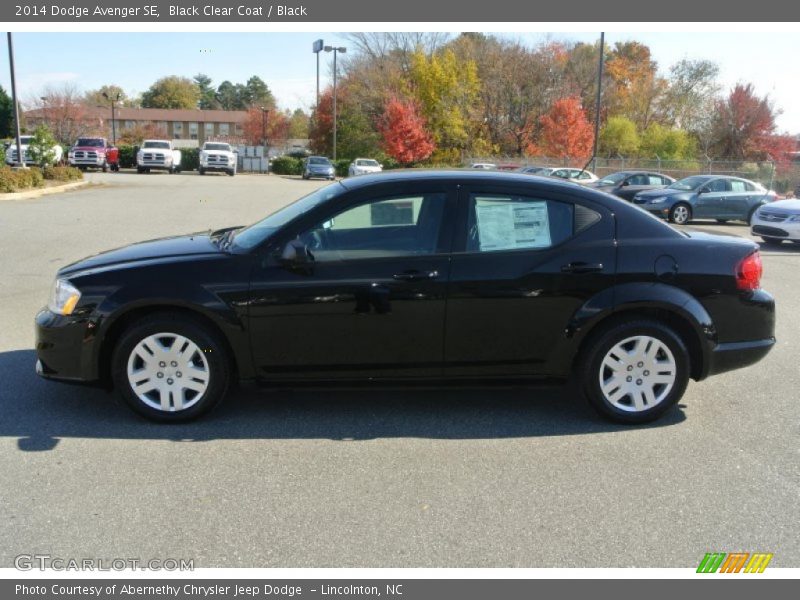 Black Clear Coat / Black 2014 Dodge Avenger SE