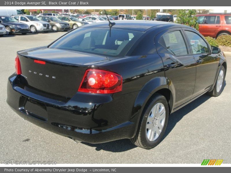 Black Clear Coat / Black 2014 Dodge Avenger SE
