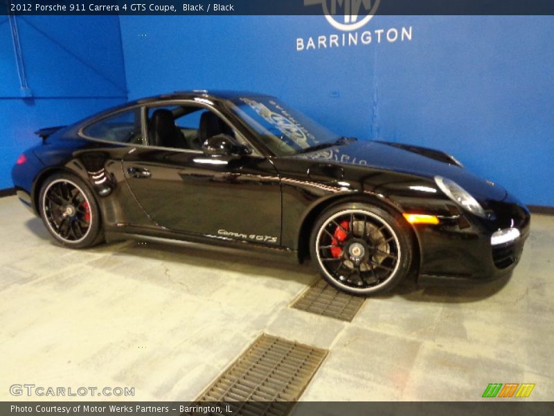 Black / Black 2012 Porsche 911 Carrera 4 GTS Coupe