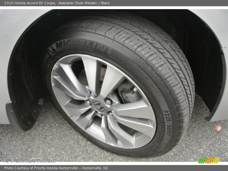 Alabaster Silver Metallic / Black 2010 Honda Accord EX Coupe