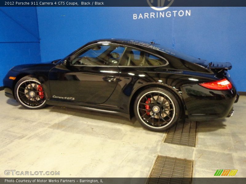 Black / Black 2012 Porsche 911 Carrera 4 GTS Coupe
