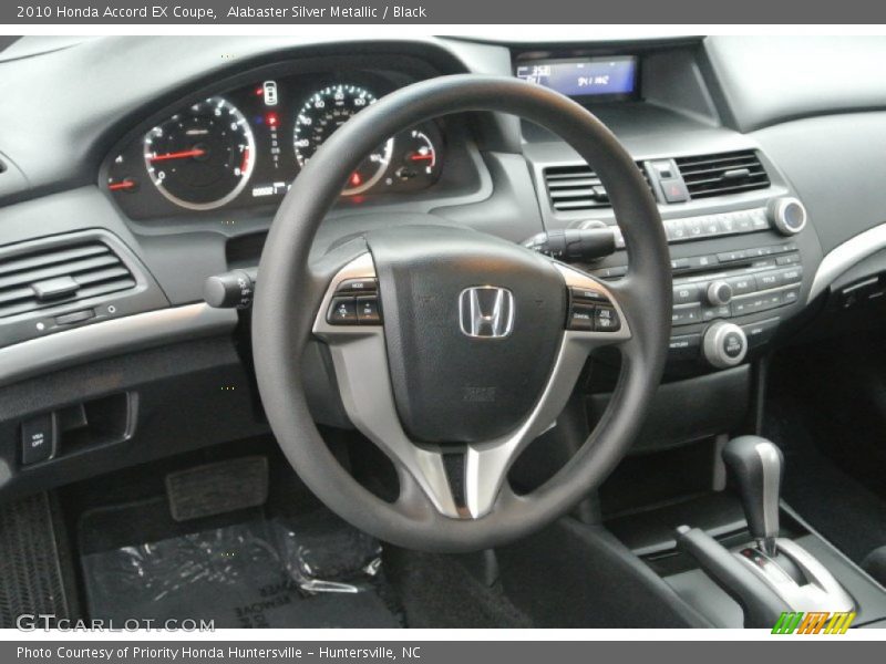Alabaster Silver Metallic / Black 2010 Honda Accord EX Coupe