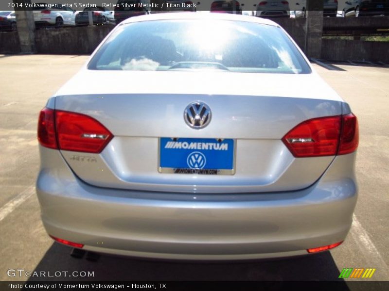 Reflex Silver Metallic / Titan Black 2014 Volkswagen Jetta S Sedan