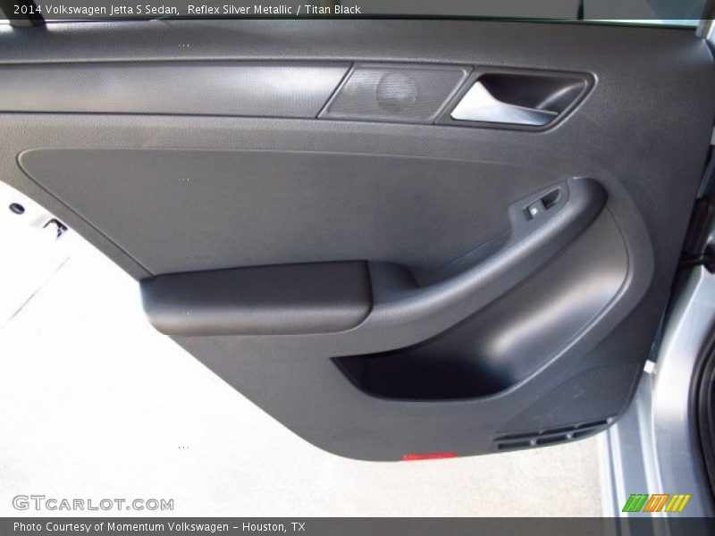 Reflex Silver Metallic / Titan Black 2014 Volkswagen Jetta S Sedan