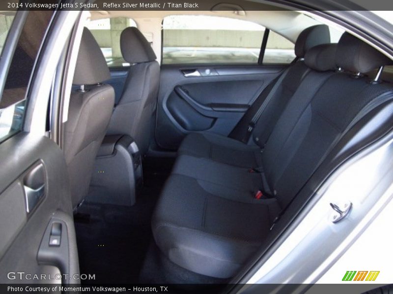 Reflex Silver Metallic / Titan Black 2014 Volkswagen Jetta S Sedan