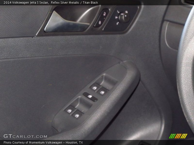 Reflex Silver Metallic / Titan Black 2014 Volkswagen Jetta S Sedan