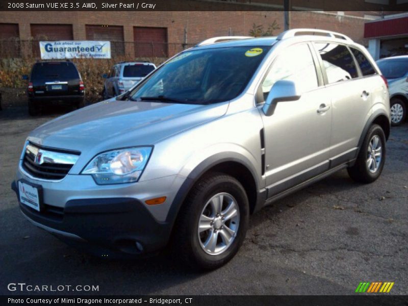 Silver Pearl / Gray 2008 Saturn VUE XE 3.5 AWD