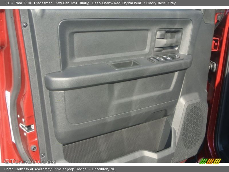 Deep Cherry Red Crystal Pearl / Black/Diesel Gray 2014 Ram 3500 Tradesman Crew Cab 4x4 Dually