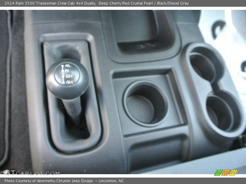 Deep Cherry Red Crystal Pearl / Black/Diesel Gray 2014 Ram 3500 Tradesman Crew Cab 4x4 Dually