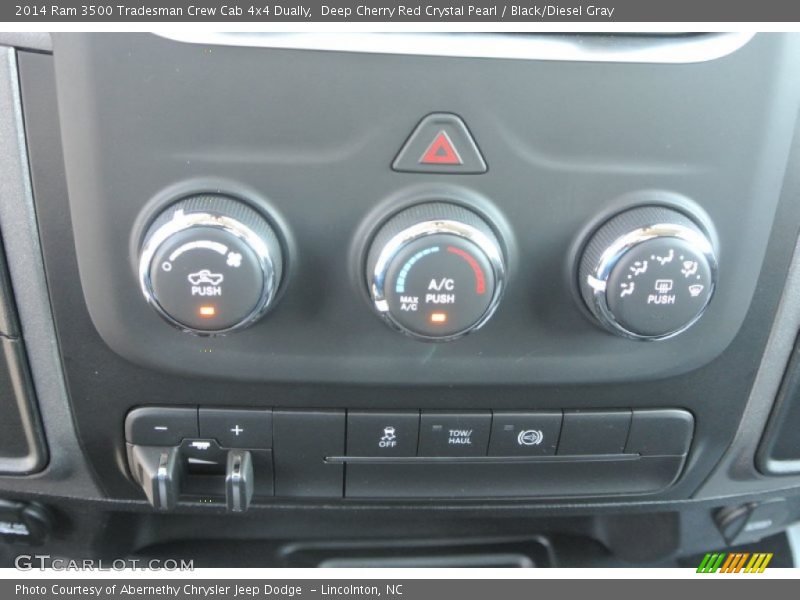 Deep Cherry Red Crystal Pearl / Black/Diesel Gray 2014 Ram 3500 Tradesman Crew Cab 4x4 Dually