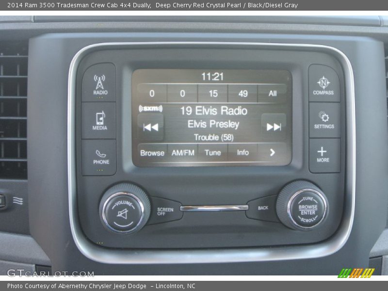 Deep Cherry Red Crystal Pearl / Black/Diesel Gray 2014 Ram 3500 Tradesman Crew Cab 4x4 Dually