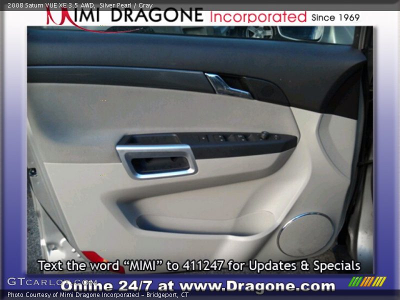 Silver Pearl / Gray 2008 Saturn VUE XE 3.5 AWD