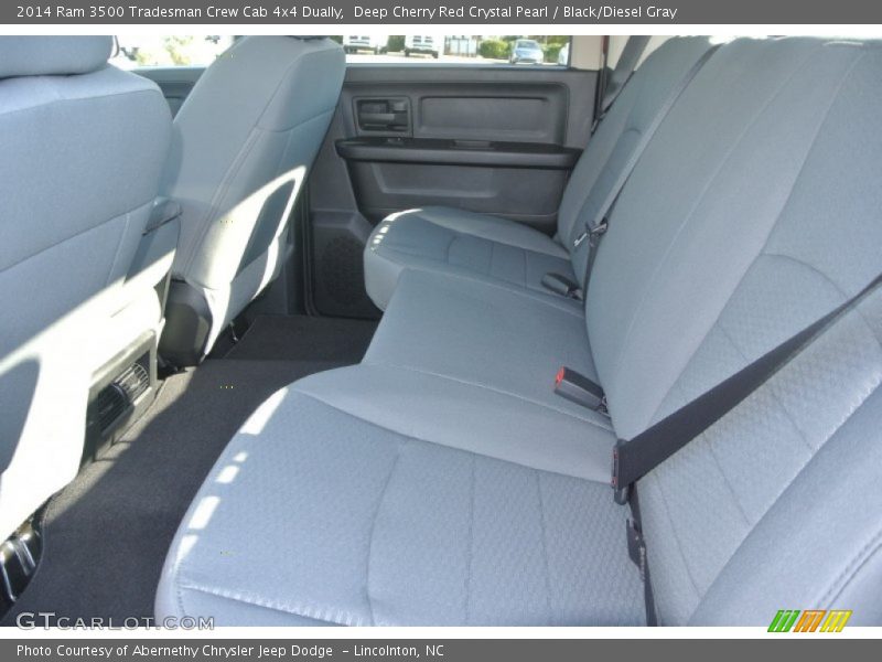 Deep Cherry Red Crystal Pearl / Black/Diesel Gray 2014 Ram 3500 Tradesman Crew Cab 4x4 Dually