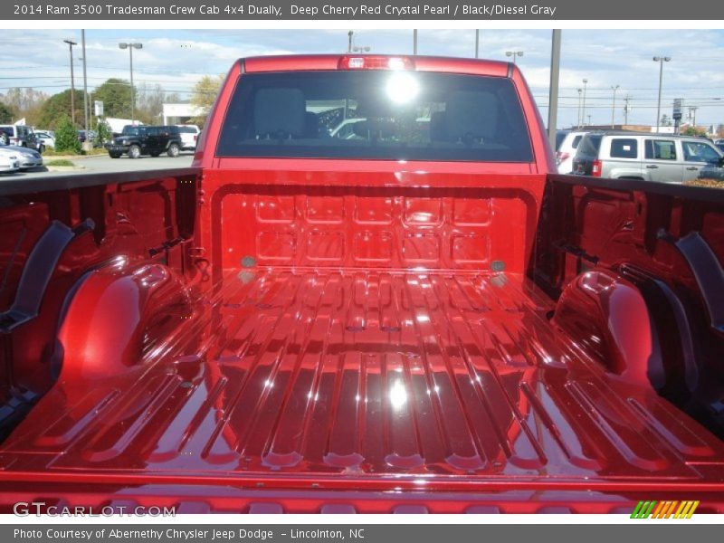 Deep Cherry Red Crystal Pearl / Black/Diesel Gray 2014 Ram 3500 Tradesman Crew Cab 4x4 Dually