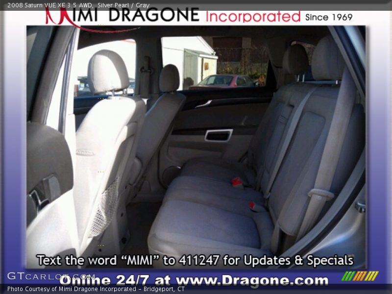 Silver Pearl / Gray 2008 Saturn VUE XE 3.5 AWD
