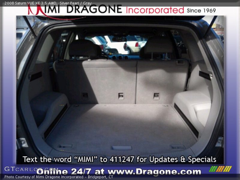 Silver Pearl / Gray 2008 Saturn VUE XE 3.5 AWD