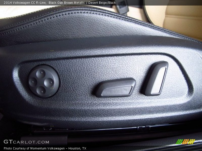 Black Oak Brown Metallic / Desert Beige/Black 2014 Volkswagen CC R-Line
