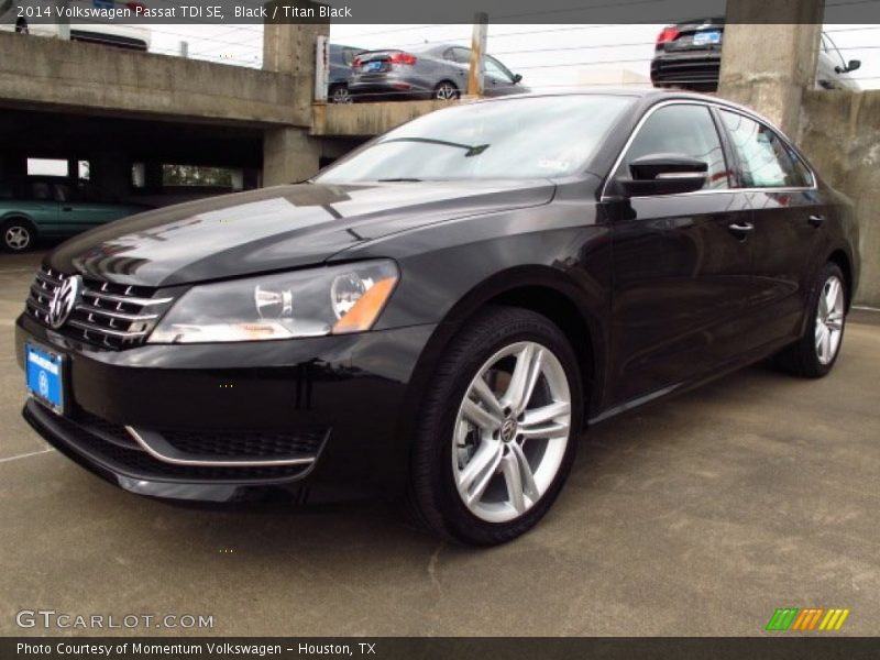 Black / Titan Black 2014 Volkswagen Passat TDI SE