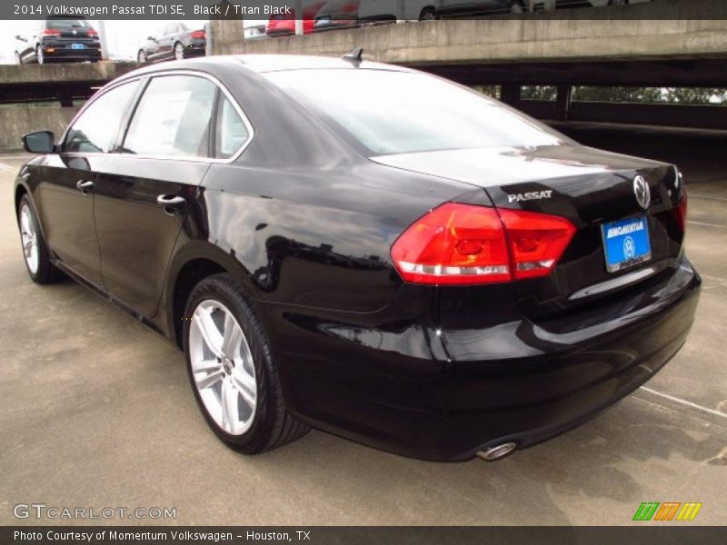 Black / Titan Black 2014 Volkswagen Passat TDI SE