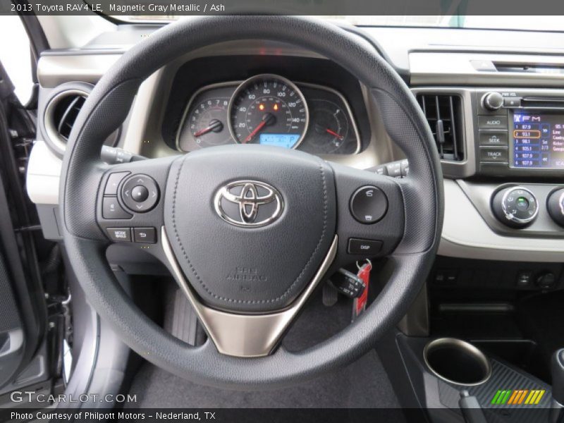 Magnetic Gray Metallic / Ash 2013 Toyota RAV4 LE