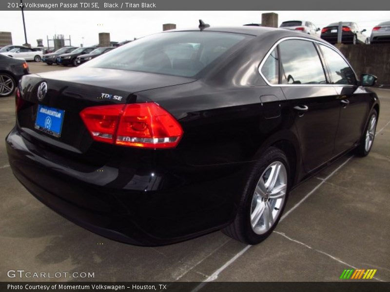 Black / Titan Black 2014 Volkswagen Passat TDI SE