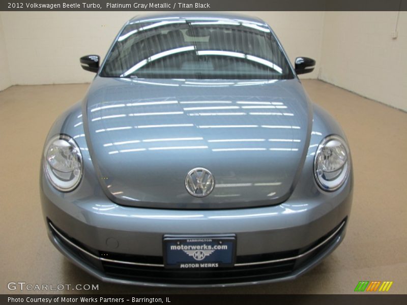 Platinum Gray Metallic / Titan Black 2012 Volkswagen Beetle Turbo