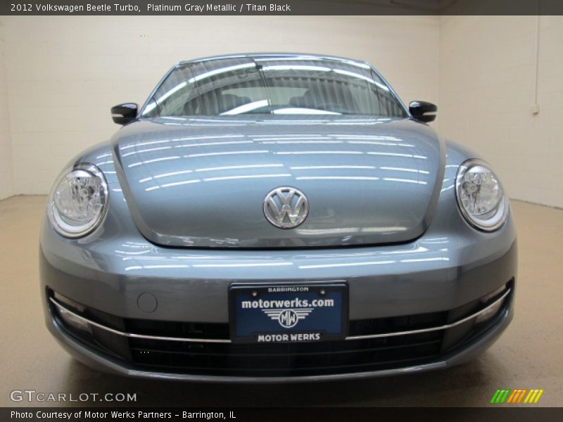 Platinum Gray Metallic / Titan Black 2012 Volkswagen Beetle Turbo