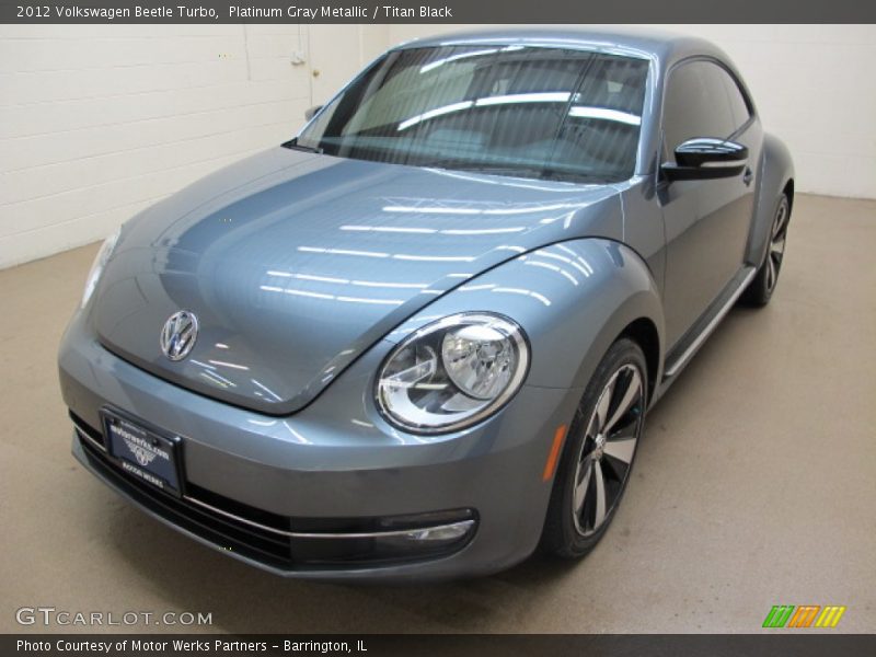 Platinum Gray Metallic / Titan Black 2012 Volkswagen Beetle Turbo
