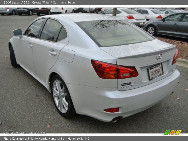 Crystal White / Cashmere Beige 2006 Lexus IS 250