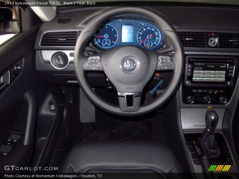 Black / Titan Black 2014 Volkswagen Passat TDI SE