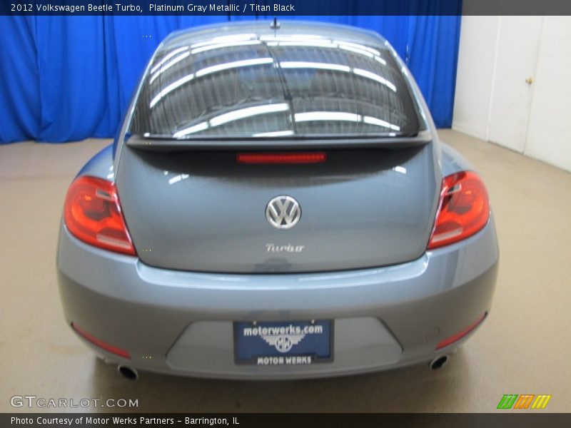 Platinum Gray Metallic / Titan Black 2012 Volkswagen Beetle Turbo