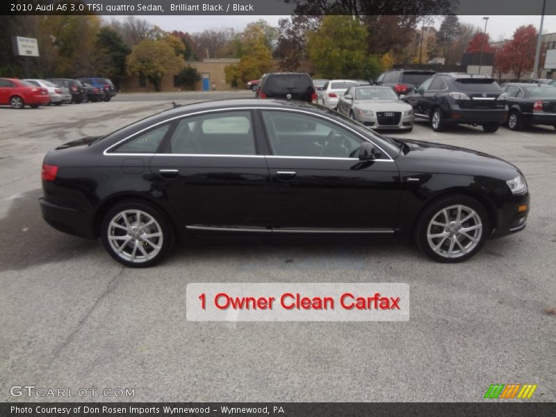 Brilliant Black / Black 2010 Audi A6 3.0 TFSI quattro Sedan