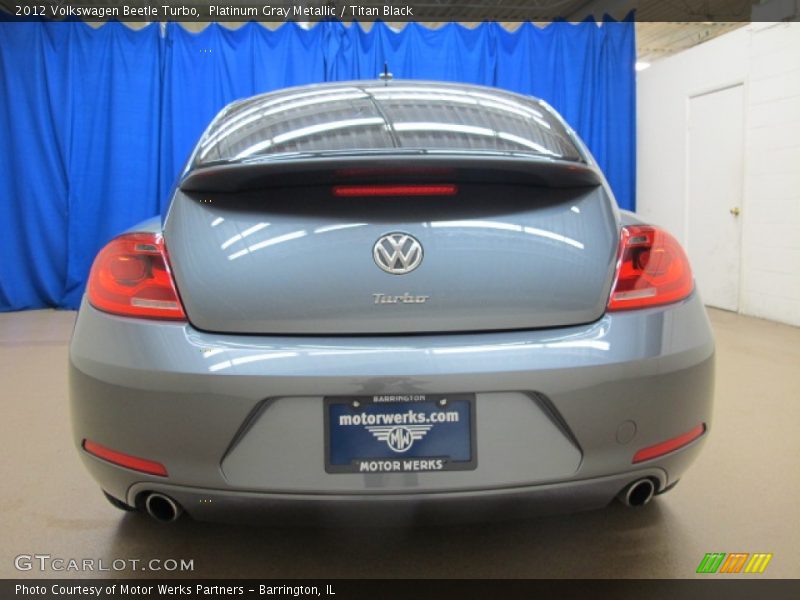 Platinum Gray Metallic / Titan Black 2012 Volkswagen Beetle Turbo