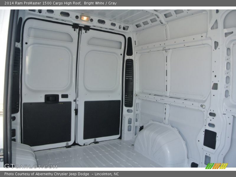 Bright White / Gray 2014 Ram ProMaster 1500 Cargo High Roof