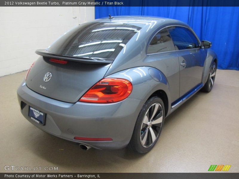 Platinum Gray Metallic / Titan Black 2012 Volkswagen Beetle Turbo