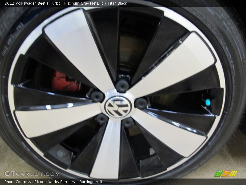 Platinum Gray Metallic / Titan Black 2012 Volkswagen Beetle Turbo